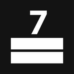 Fragile package icon, handle with care logistics and delivery shipping label. Isolated on black background.