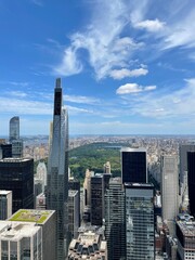 city skyline in New York 