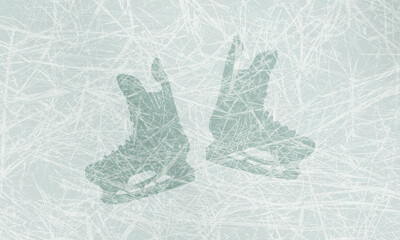 hockey light blue ice texture