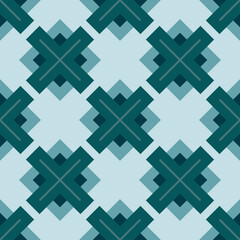 Fototapeta premium Abstract seamless geometric pattern of rhombuses and diagonals. Vector illustration