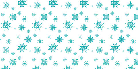 seamless pattern with snowflakes