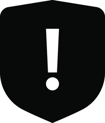 Warning sign, exclamation mark icon, danger  attention sign, caution alert symbol isolated on white background.