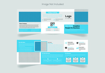 Creative corporate modern business trifold brochure template, trifold layout, a4 size brochure