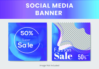 Modern Social square web banner for social media post template design, Facebook Post, Instagram Post template