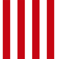 Bright, thick red and white stripes running vertical. Christmas, holidays, candy cane background. Copy space.