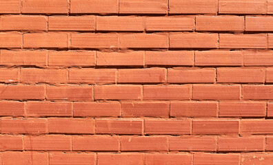Red brick wall texture background