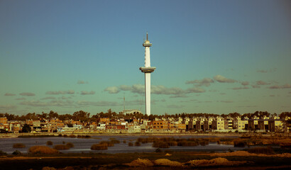 Fototapeta na wymiar Space Tower, main tower from the 