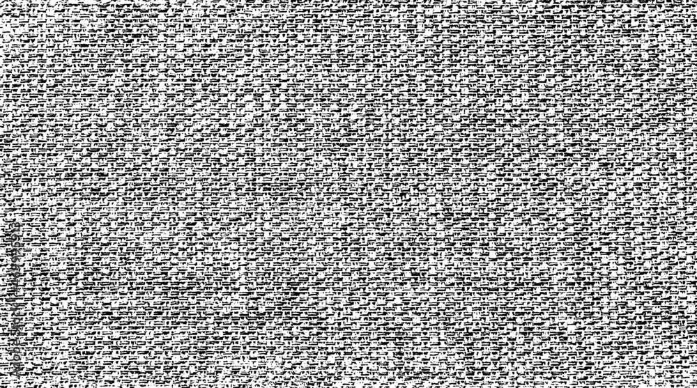 Poster vector fabric texture. distressed texture of weaving fabric. grunge background. abstract halftone ve