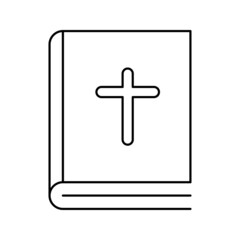 Fototapeta premium christian worship holy bible verses icon