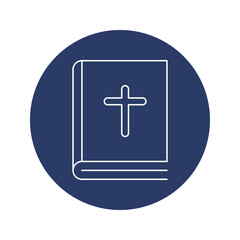 Obraz premium christian worship holy bible verses icon