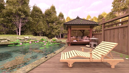 Obraz premium 日本庭園