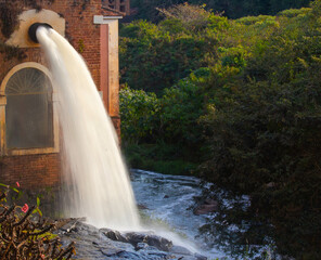 waterfall in the park