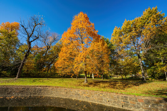 Beautiful Fall Color In The Famous Philbrook Museum Of Art