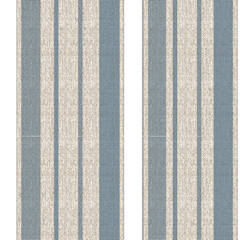 Seamless beige white
 farmhouse style stripes texture. Woven linen cloth pattern background. Line striped closeup weave fabric for kitchen towel material. Pinstripe fiber picnic table cloth