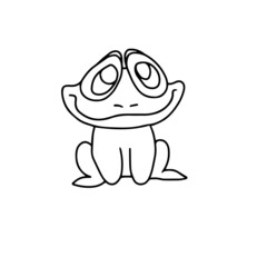 Vector children's animal design for banners,postcards, social networks,stickers