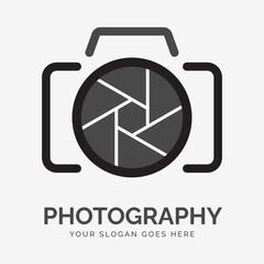 Modern Camera Logo Vector Template