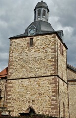 Fototapeta na wymiar Turm der Liebfrauenkirche in Moringen