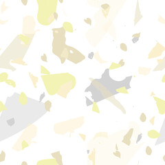 Terrazzo seamless pattern. Earthy  minimalistic
