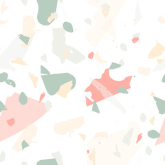 Terrazzo seamless pattern. Modern classic