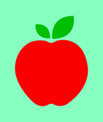 Abstract apple vector