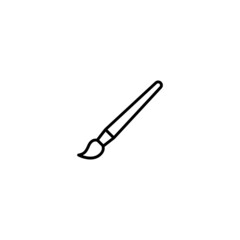 Paint Brush icon, Brush sign vector