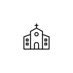 church icon, church sign vector