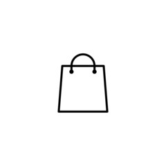 Shoping bag icon, Shoping bag sign vector