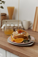 Breakfast on the table