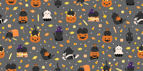 Halloween Spooky Kitties