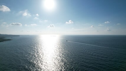 JEJU beautiful sea ​​sunset 