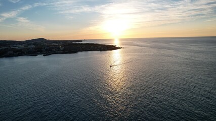 Fototapeta premium JEJU beautiful sea ​​sunset 