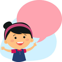 girl speech template