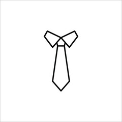 tie icon illustration isolated vector sign symbol on white background