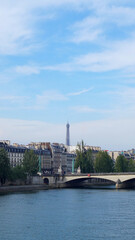 Fototapeta na wymiar River Seine Paris France