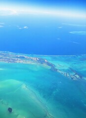aerial shot of Cancun, Mexico