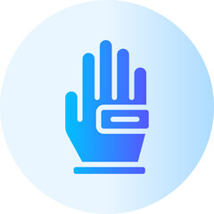 astronaut gloves gradient icon