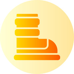 boots astronaut gradient icon