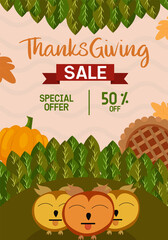 thanksgiving special promo poster portrait
