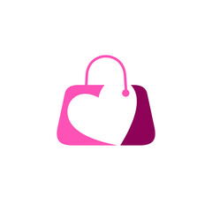 handbag and heart icon