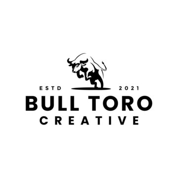 toro matador logo design idea