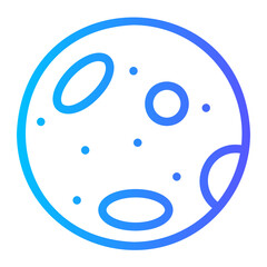moon gradient icon