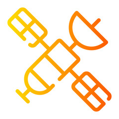 satellite gradient icon
