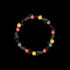 Obraz premium 트리 장식 일러스트