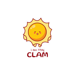 Cute funny sun character. Vector hand drawn cartoon mascot character illustration icon. Isolated on white background. outer space character concept