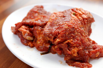 생돼지갈비