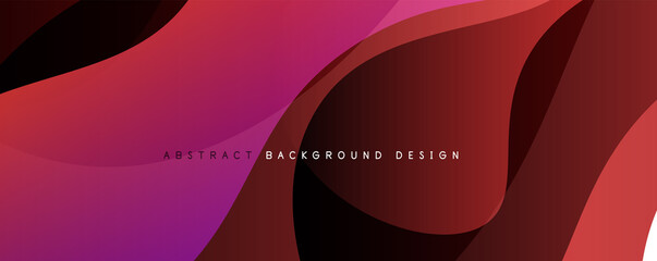 Trendy simple fluid color gradient abstract background with dynamic wave line effect. Vector Illustration For Wallpaper, Banner, Background, Card, Book Illustration, landing page