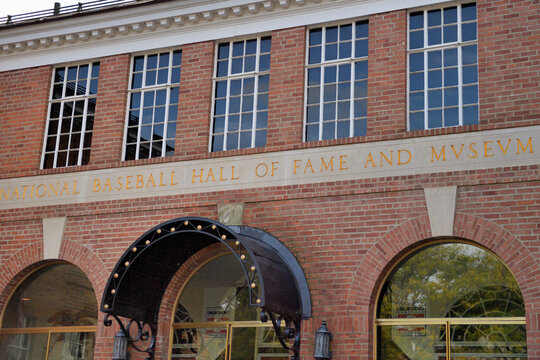 The National Baseball Hall Of Fame And Museum In Cooperstown, New York. The Facility Is A History Museum And Hall Of Fame Established In 1939.