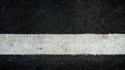 Fototapeta premium line on the road