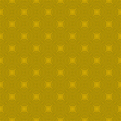 green repetitive background with arcs. abstract grid. vector seamless pattern. fabric swatch. wrapping paper. continuous print. geometric shapes. stylish design template for home decor, textile