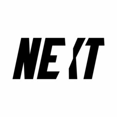 Logo from the word Next